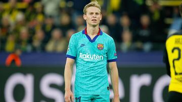 GERMANY: Dortmund vs Barcelona
DORTMUND, 17-09-2019, Signal Iduna Park, season 2019 / 2020, Champions League, FC Barcelona player Frenkie de Jong during the match Dortmund - Barcelona.
17/09/2019 ONLY FOR USE IN SPAIN