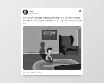 Mou se convierte en el foco de los memes más graciosos tras la final