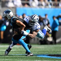 Dallas Cowboys arrollan a los Carolina Panthers