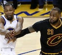 Cavs 113-118 Warriors: Durant pone un 3-0 salvaje