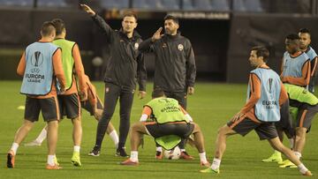 El Shakhtar se ejercitó ayer en Balaídos a las órdenes del luso Paulo Fonseca. En su plantilla tiene a ocho brasileños.