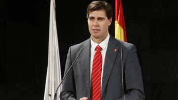 Raúl Chapado, en la gala de la RFEA.