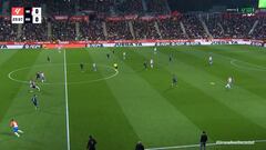 El pol¨¦mico gol anulado por Gil Manzano y el VAR que indigna al Girona