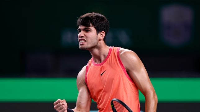 Alcaraz - Rune, en directo: cuartos de final del Six Kings Slam hoy en vivo online