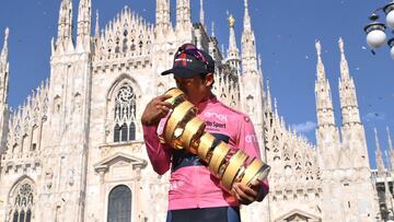 Egan Bernal, campeón del Giro: ¡La maglia rosa es colombiana!