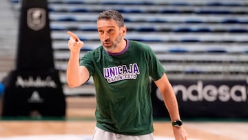 Ibon Navarro, durante un entrenamiento.