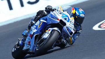 Álex Márquez, en Hungría.