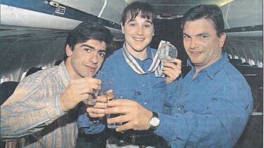 Blanca y la foto de bronce