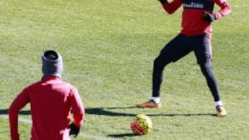 Augusto entrena con el Atl&eacute;tico. 