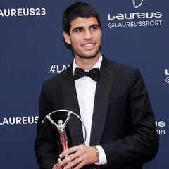 Alcaraz talks about his “sacrifices” after winning the Laureus Sports Award
