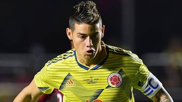 James Rodr&iacute;guez, volante colombiano en la Selecci&oacute;n Colombia