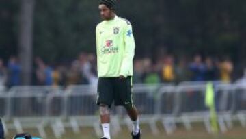 Neymar, en Granja Comary.