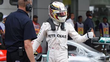 Lewis Hamilton, hombre de la pole en Sepang.