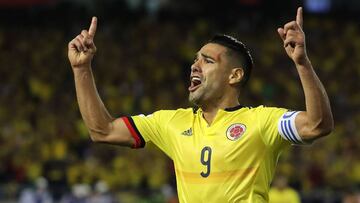 Falcao marcó el gol en la derrota ante Paraguay.