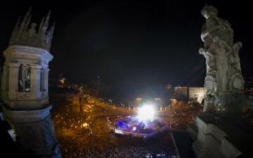 Las celebraciones del campeón