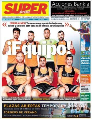 Portadas de la prensa deportiva