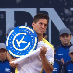 Sebastián Báez venció a Dominic Thiem y se consagra campeón en Kitzbuhel