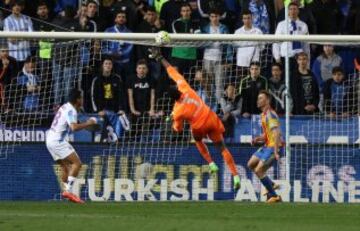 El gol en propia puerta de Kameni ante el Valencia