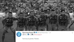 Veracruz pide perdón en su cuenta oficial de Twitter