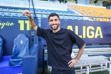 Mario Climent posando para AS en el Nuevo Mirandilla.