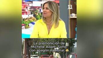 Michelle Adam confiesa en vivo un sueño premonitorio sobre el apagón en Chile: “Aparecía Pancho Saavedra...”