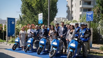 Presentan primera flota de motos para seguridad municipal en Huechuraba: tecnología inédita
