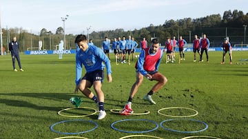 Entrenamiento Deportivo de La Coruña. Quiles Y Zalazar