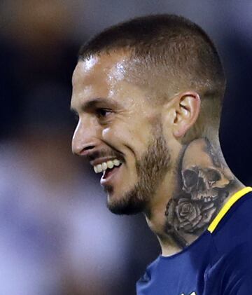 Buenos Aires, 23 Septiembre 2017
Super Liga 2017
VÃ©lez Sarfield vs Boca Juniors por la cuata fecha en el Estadio Amalfitani.
 Dario Benedetto de Boca Juniors
Foto Ortiz Gustavo

