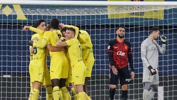 Derrota del Mallorca en Villarreal en enero de 2025 por 4 a 0.