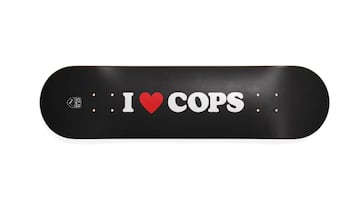 I Love Cops, tabla de skate de Street League Skateboarding