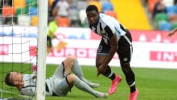 Duván Zapata ha marcado tres goles con la camiseta de Udinese.