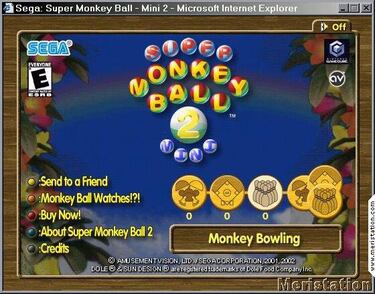 Super Monkey Ball 2 en versión Flash