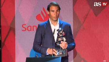 Rafael Nadal obtiene el premio AS del deporte 2020