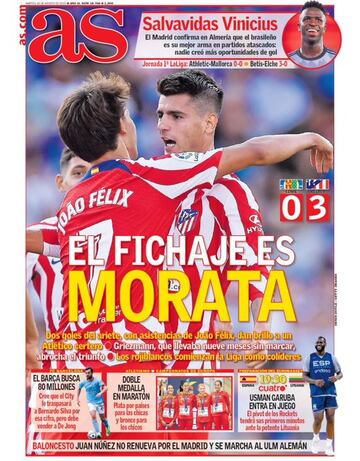 Las portadas de AS de agosto