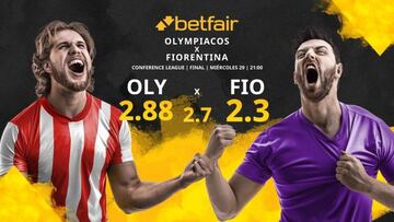 Olympiacos FC vs. ACF Fiorentina: horario, TV, estadísticas, cuadro y pronósticos