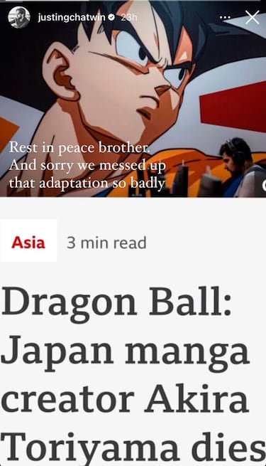 ‘Dragonball Evolution’s live-action Goku says goodbye to Toriyama: “Sorry we messed up”