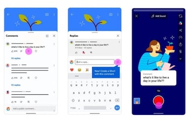 YouTube Shorts te dejara responder comentarios en un video