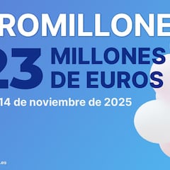 Euromillones: comprobar los resultados del sorteo de hoy, viernes 14 de noviembre