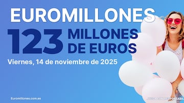 Euromillones: comprobar los resultados del sorteo de hoy, viernes 14 de noviembre