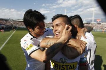 Los albos no tuvieron problemas para superar a Cobreloa, en la pen&uacute;ltima fecha del torneo.