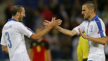 Chiellini y Bonucci.