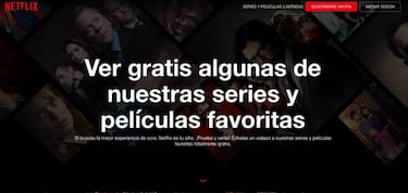 Netflix: películas y series gratis que puedes ver en España legalmente y sin registrarte