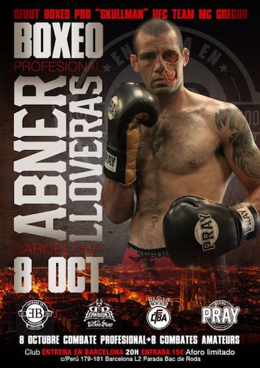 Abner Lloveras regresa al boxeo para debutar como profesional