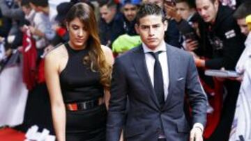 Daniela Ospina y James Rodríguez