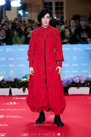 Ainhoa Artetxe en la alfombra roja.