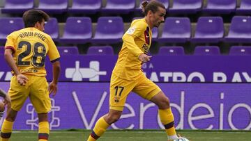 Griezmann pidió el cambio por molestias