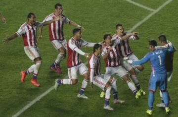 Paraguay se clasificó para jugar las semifinales en la tanda de penaltis.