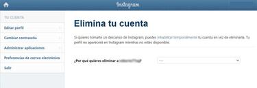 ¿Quieres desconectar de Instagram? Cómo desactivar o eliminar tu cuenta y diferencias