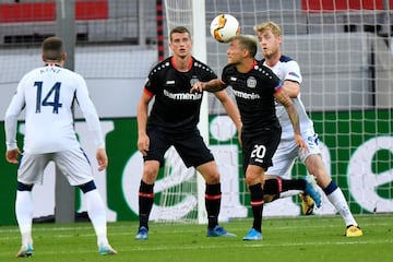 El volante, como es habitual, volvió siendo titular y figura en el Bayer Leverkusen. Llegó a la final de la Copa de Alemania y ya está en cuartos de la Europa League.