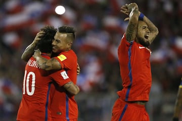 Chile - Ecuador, en imágenes